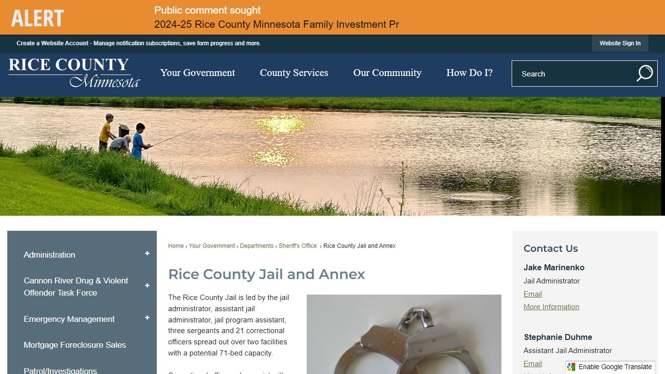 Rice County Jail and Annex | Rice County, MN